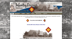 Desktop Screenshot of 45thdivisionmuseum.com